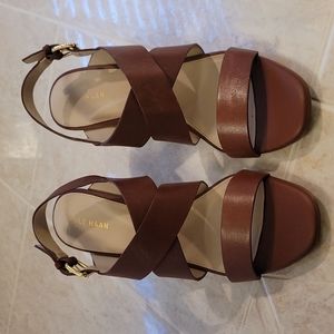 Cole haan block heel sandals